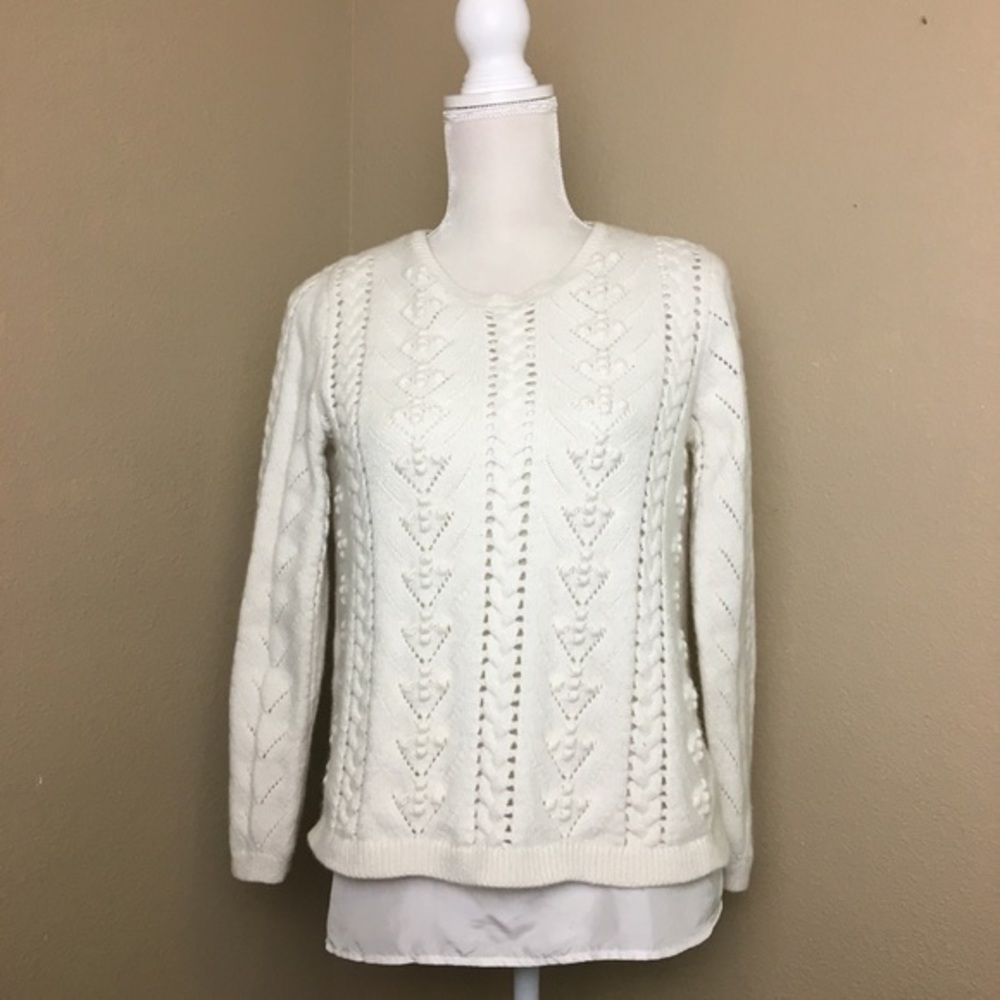 Garnet Hill Loose Fitting Sweater, Size S